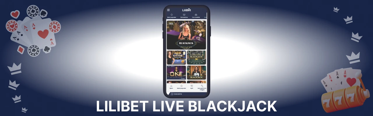 Lilibet live blackjack i norge