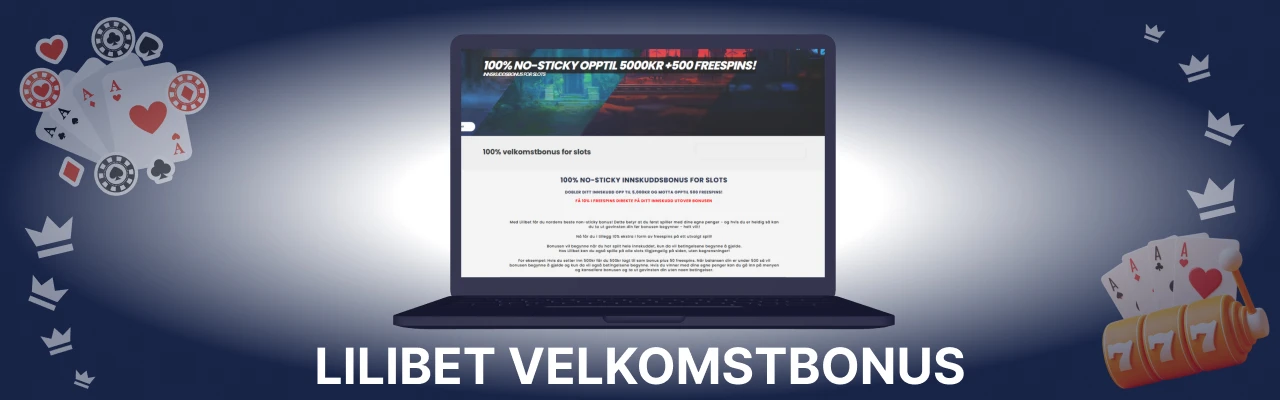 Velkomstbonus pa lilibet casino