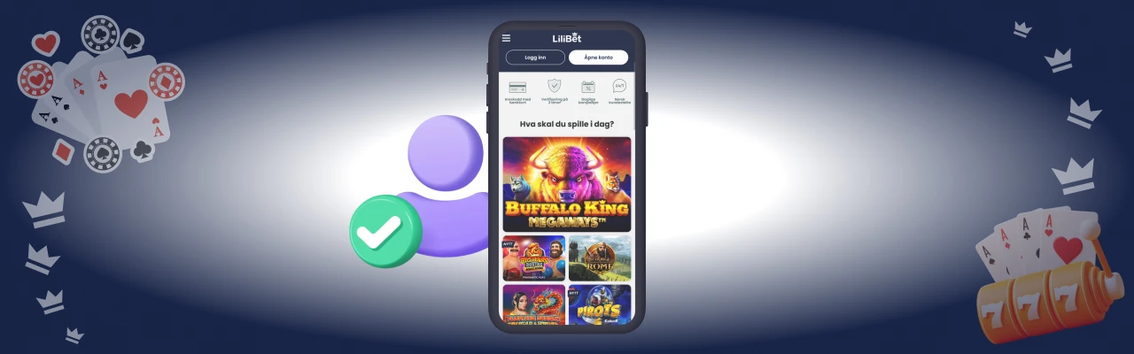 Lilibet pålogging på mobile