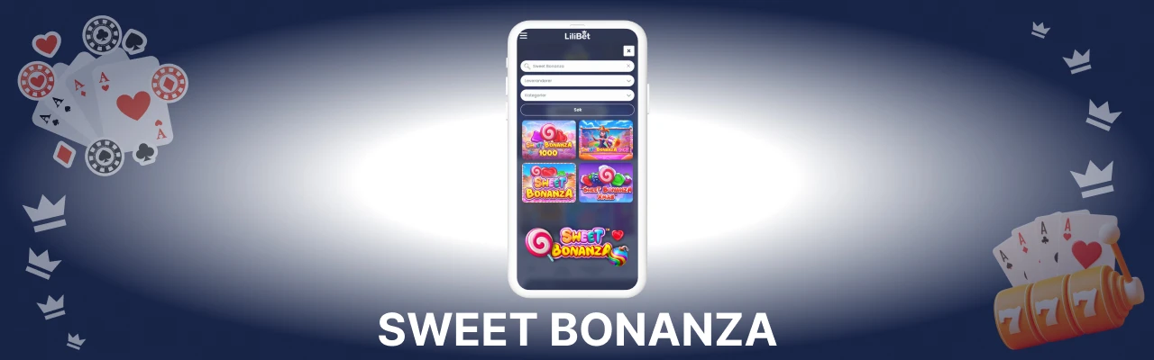 Spille på spilleautomaten sweet bonanza