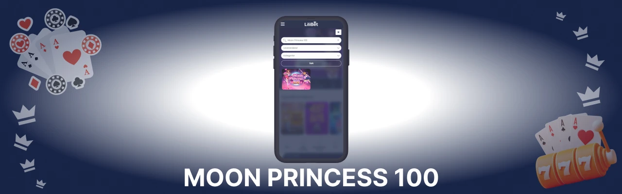 Spille spilleautomaten moon princess 100