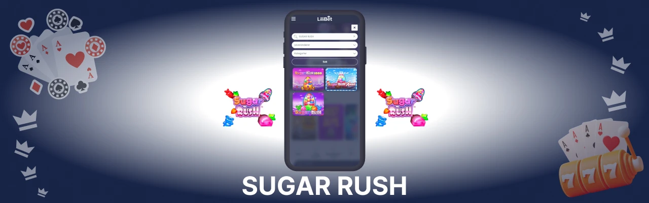 Spille spilleautomaten sugar rush