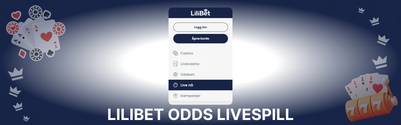 Lilibet odds livespill i norge