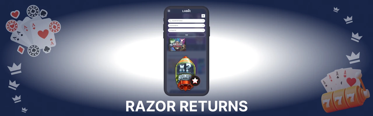 Spille spilleautomaten razor returns