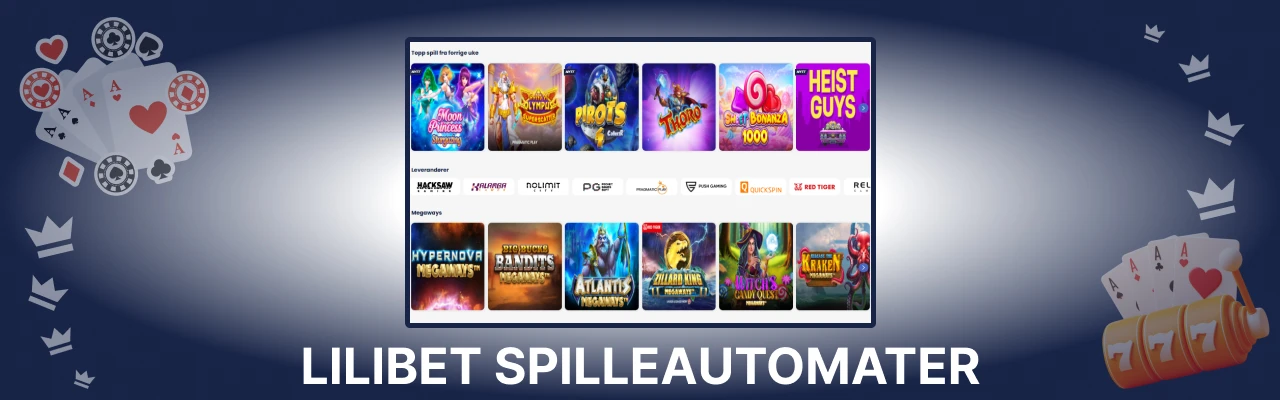 Lilibet spilleautomater i norge
