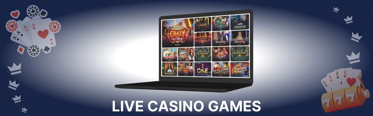 Live casino games på lilibet